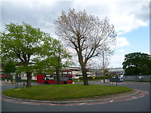 TQ2966 : Roundabout on Beddington Lane by Marathon