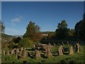ST0890 : The Rocking Stone and the Victorian Druid Circle above Pontypridd by tristan forward