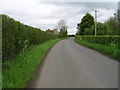 Lane towards Lattinford Hill