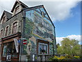 The Llywelyn mural in Builth Wells