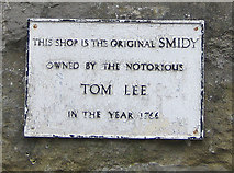 SE0064 : Plaque on the former smithy by Pauline E