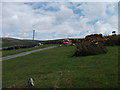 Rural postie on his round at Rhiwgaeron