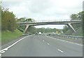 NZ0164 : The Thornbrough bridge over the A69 by Stanley Howe