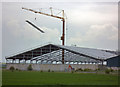 TA0723 : Construction Work on New Storage Shed, New Holland by David Wright