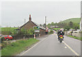 A701 approaching junction at Amisfield Townfoot