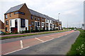 New housing on the Newport Road