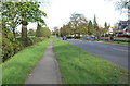 SK6102 : Path along Gartree Road in Oadby by Mat Fascione