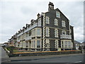 Seafront houses at Tywyn