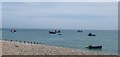SZ8692 : Lifeboats on Selsey Beach by Paul Gillett