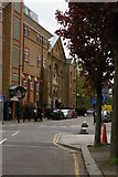 TQ3482 : Mansford Street, E2: school, Unitarian chapel and manse by Christopher Hilton