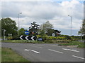 Burntcommon Roundabout, near Send