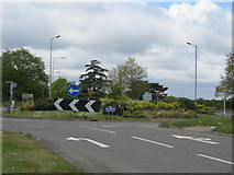 TQ0354 : Burntcommon Roundabout, near Send by Richard Rogerson