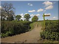 Start of footpath near Southtown