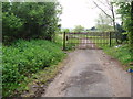 Fence Blocking Wash Lane to Traffic