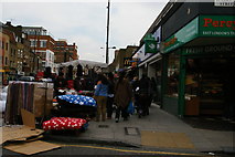 TQ3482 : Market, Bethnal Green Road, E2 by Christopher Hilton