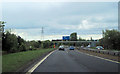 M898 southbound approaching the M8 split for east and west