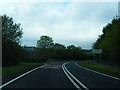 Llangua village boundary signs on A465