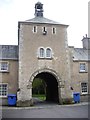 Exit from the stable yard