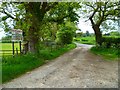 Footpath reaches Triangle Lane