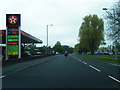 Holmer Road looking north at Texaco filling station