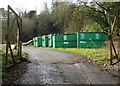 Recycling area near Maesteg Sports Centre