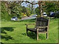 Bench on the green, Stibb Green