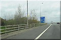 M80 junction 3 approaching from the west