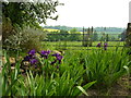 TQ9457 : View from Doddington Place Garden, Doddington by pam fray