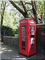 K6 Telephone Kiosk, Outside Geffrye Museum