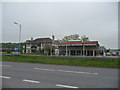 Old hotel and garage at Prees Heath