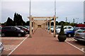 Pergola in the car park