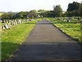 NZ1825 : Eastern side of West Auckland cemetery by Stanley Howe
