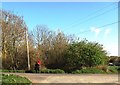 Postbox  on Moor Lane near Glyndebourne