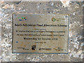 Commemorative stone on the Esplanade, Felixstowe - plaque