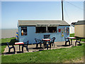 Clifftop caf? and ice cream kiosk, Old Felixstowe