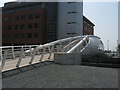 Footbridge over Princess Dock in Liverpool