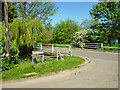 Bridge over mill stream, Shonks Mill Road