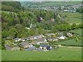 Overlooking houses by Felindre Bridge