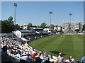 The County Ground, Hove: after the tea interval