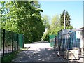 The way out from Oughtibridge Sports Club