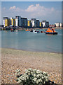 RNLB Diamond Jubilee arrives at Sovereign Harbour