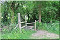 Stile into Mill Lane