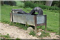 Water trough with tyres!