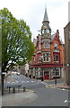 Clock tower, former Crown pub, Dudley