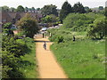 Path from A40 footbridge to Marnham Crescent