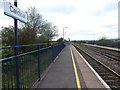 Caldicot: westbound platform at the station