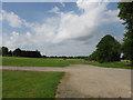 Temporary car park at The Grange