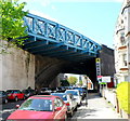 TQ2484 : East side of Iverson Road railway viaduct, London NW6  by Jaggery
