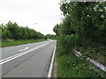 Mill Road climbing parallel to the A27 bypass