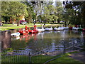 Putting the boats to bed at Singleton Park lake